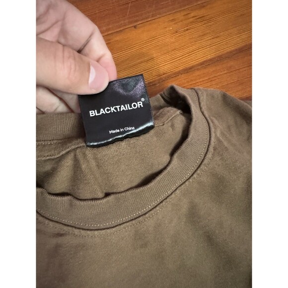 BLACKTAILOR B Star Logo Shirt "Brown Yellow" BKTLife STEM Tee - Mens Medium - Picture 6 of 9